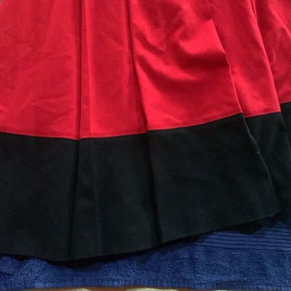 Preowned red and black Calvin Klein dress size 12‎ - Picture 5 of 5